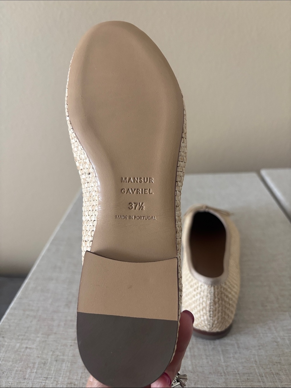 Brand new Mansur Gavriel Dream Ballerina in Raffia - Picture 4 of 6